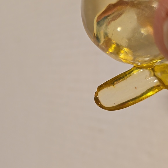 Yellow Glass Rabbit Candle Holder - Picture 15 of 16